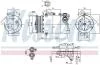Компрессор кондиционера NISSENS 890040 (фото 7)