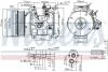 Компрессор кондиционера First Fit NISSENS 890153 (фото 6)