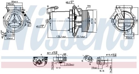 Компресор кондиціонера NISSENS 890172