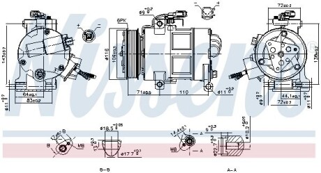 Компрессор кондиционера NISSENS 890249