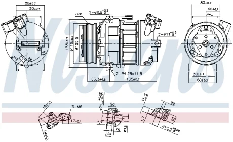 Компресор кондиціонера First Fit NISSENS 890656