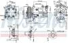 Компрессор кондиционера NISSENS 890743 (фото 8)
