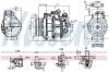 Компрессор кондиционера First Fit NISSENS 890749 (фото 1)