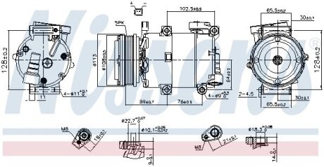 Компресор кондиціонера NISSENS 890788