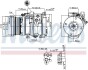 Компресор кондиціонера NISSENS 890871 (фото 6)