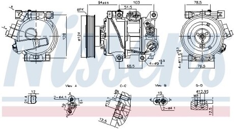 Компрессор кондиционера First Fit NISSENS 890896