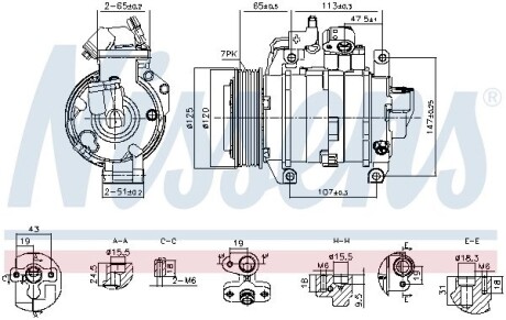 Компресор кондиціонера NISSENS 891044