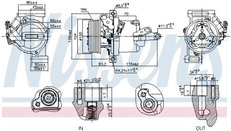 Компресор кондиціонера NISSENS 891074