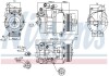 Компрессор кондиционера NISSENS 89116 (фото 1)