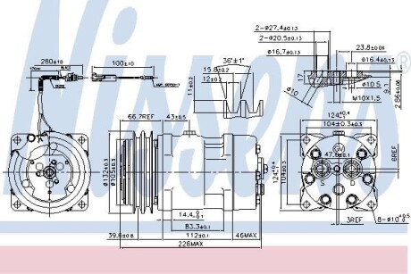 Компресор кондиціонера NISSENS 899927