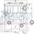Радіатор масляний MERCEDES C-CLASS W 202 (93-) (вир-во Nissens) NISSENS 90582 (фото 1)