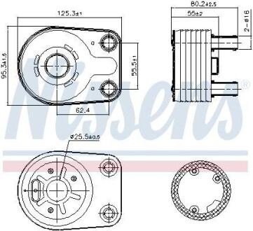 Охолоджувач мастила NISSENS 90898 (фото 1)