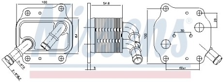 Охладитель смазки NISSENS 91231