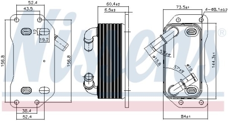 Охладитель смазки NISSENS 91254