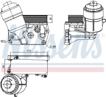 Охолоджувач мастила NISSENS 91310