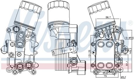 Охладитель смазки NISSENS 91311