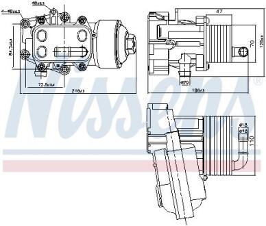 Масляный радиатор NISSENS 91315