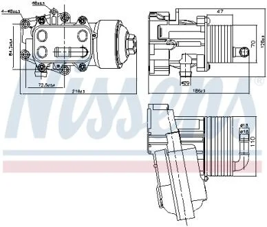 Масляный радиатор NISSENS 91315