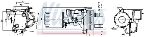 Охладитель смазки NISSENS 91337