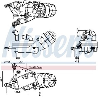 Охолоджувач мастила NISSENS 91349