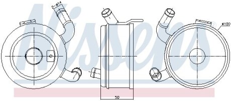 Масляний радіатор NISSENS 91371