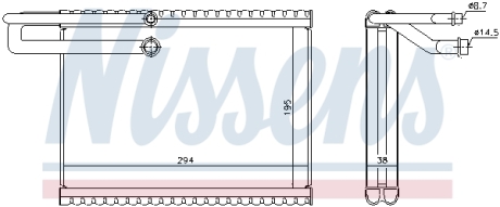 Испаритель кондиционера NISSENS 92323