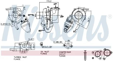 Турбокомпресор First Fit NISSENS 93629