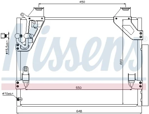 Радиатор кондиционера First Fit NISSENS 940082 (фото 1)