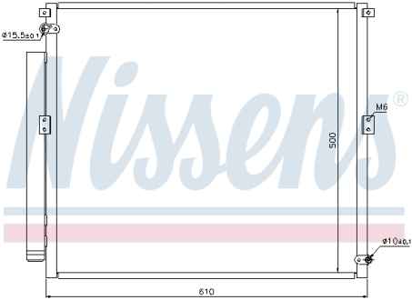 Радиатор кондиционера First Fit NISSENS 940167