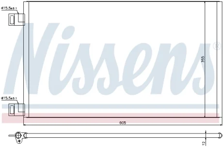 Конденсатор без хладогену NISSENS 940184