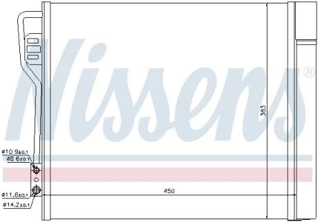 Конденсер кондиціонера NISSENS 940185