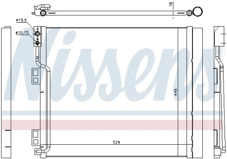 Радиатор кондиционера NISSENS 940386