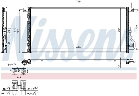 Конденсер кондиционера NISSENS 940390