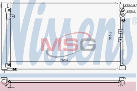 Радиатор кондиционера NISSENS 941083