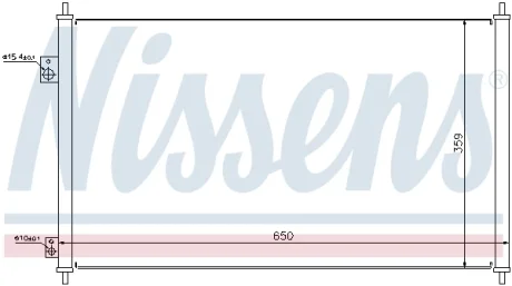 Радиатор кондиционера NISSENS 94771