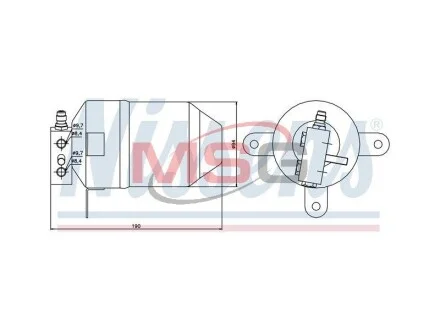 Осушитель кондиционера NISSENS 95006