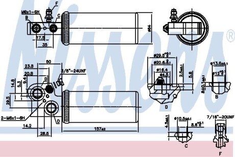 Осушувач,кондиціонер NISSENS 95037