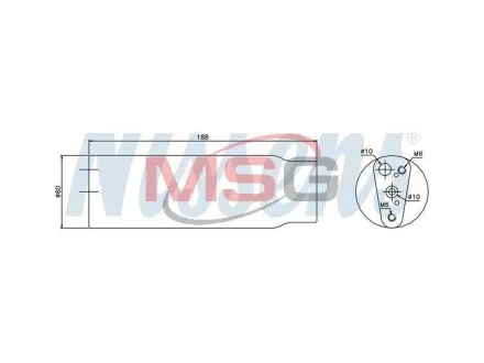Осушитель кондиционера NISSENS 95170