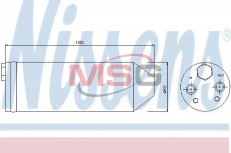 Осушувач,кондиціонер NISSENS 95256