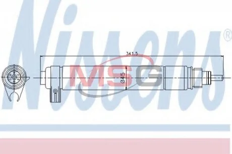 Осушитель кондиционера NISSENS 95346