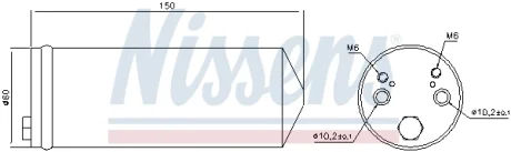 Осушитель, кондиционер NISSENS 95413