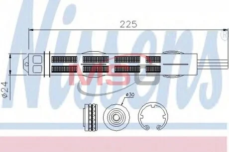 Осушитель кондиционера NISSENS 95455