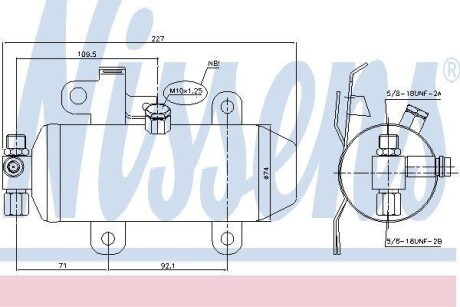 Осушитель кондиционера NISSENS 95459