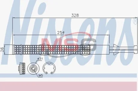 Осушитель кондиционера First Fit NISSENS 95526