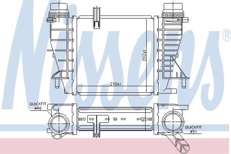 Інтеркулер NISSENS 96363