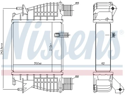 Інтеркулер NISSENS 96645