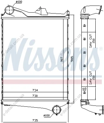 Интеркуллер NISSENS 97006 (фото 1)