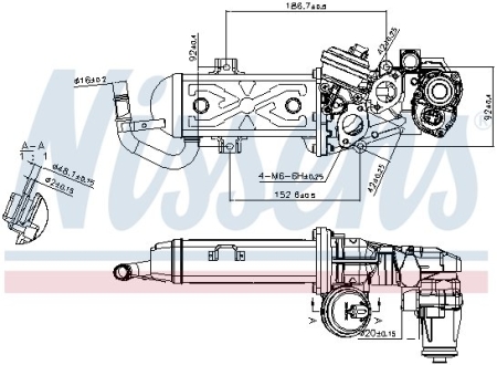 Клапан EGR NISSENS 98178