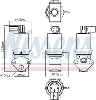 Клапан EGR NISSENS 98202