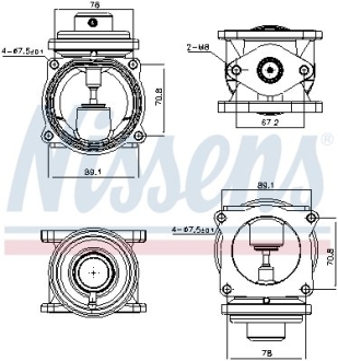 Клапан EGR NISSENS 98295